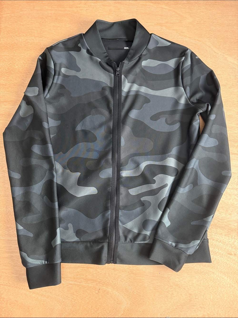ultracor Black & Gray Camo Bomber Jacket
